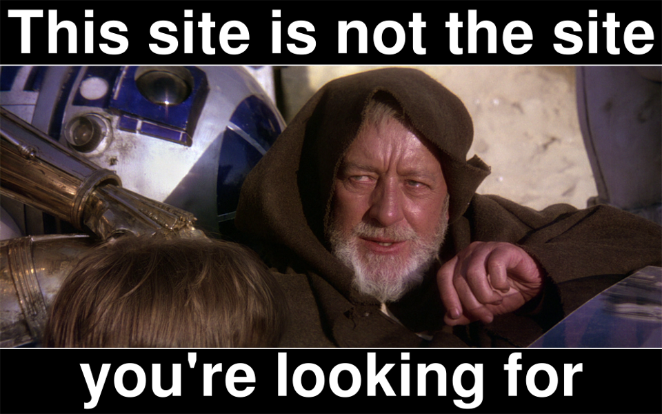 Not the site you're looking for